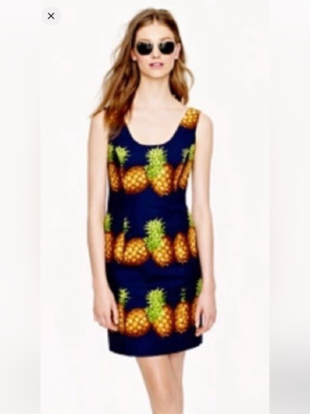 J. Crew printed cotton dress